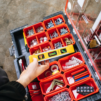 Toolbrothers RHINO XXl Organizer Altezza ECO Scatole 6 l IP66 con scatole rimovibili