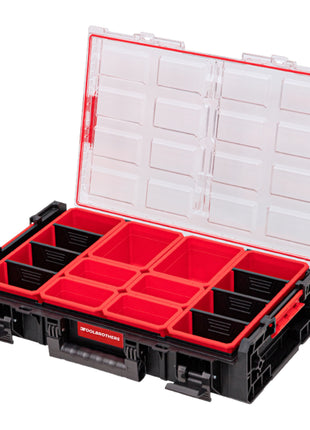 Toolbrothers RHINO XXL Organizador ECO altura XL cajas 582 x 387 x 131 mm 13,5 l IP66 con 6 inserciones y 6 divisores