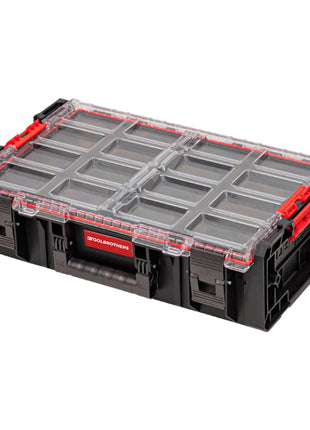 Toolbrothers RHINO XXL Organizador ECO Altura XXL Personalizado Multicapa 582 x 387 x 172 mm 19,5 l IP66 con inserto de espuma