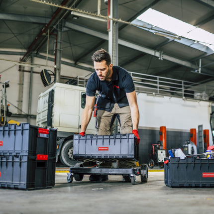 Toolbrothers RHINO XXL Tool Box ECO Custom 35 l impilabile con divisori rimovibili