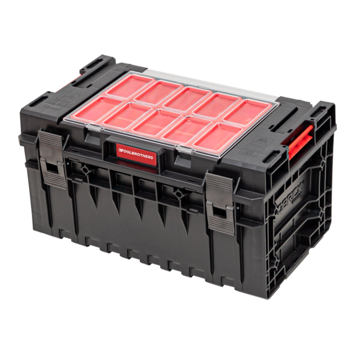 Toolbrothers RHINO XXL Valigia portautensili ECO Handling+ altezza L 38 l IP66 con divisori estraibili + cassette