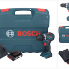 Bosch GSR 18V-55 Trapano avvitatore professionale a batteria 18 V 55 Nm senza spazzole + 1x batteria ricaricabile 2,0 Ah + caricabatterie + L-case