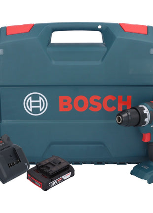 Bosch GSR 18V-55 Professional Akku Bohrschrauber 18 V 55 Nm Brushless + 1x Akku 2,0 Ah + Ladegerät + L-Case