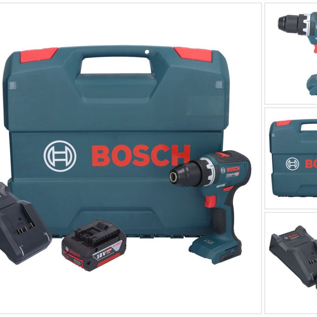 Bosch GSR 18V-55 Professional Akku Bohrschrauber 18 V 55 Nm Brushless + 1x Akku 4,0 Ah + Ladegerät + L-Case