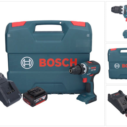 Bosch GSR 18V-55 Professional Akku Bohrschrauber 18 V 55 Nm Brushless + 1x Akku 5,0 Ah + Ladegerät + L-Case