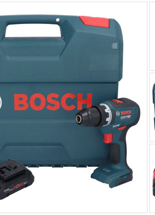 Bosch GSR 18V-55 Professional Akku Bohrschrauber 18 V 55 Nm Brushless + 1x ProCORE Akku 4,0 Ah + L-Case - ohne Ladegerät