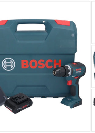 Bosch GSR 18V-55 Professional Akku Bohrschrauber 18 V 55 Nm Brushless + 1x ProCORE Akku 4,0 Ah + Ladegerät + L-Case