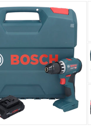 Bosch GSR 18V-45 Taladro atornillador inalámbrico profesional 18 V 45 Nm sin escobillas + 1x batería ProCORE 4,0 Ah + L-Case - sin cargador