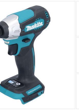 Makita DTD 157 Z Visseuse à choc sans fil 18 V 140 Nm 1/4'' Brushless Solo - sans batterie, sans chargeur