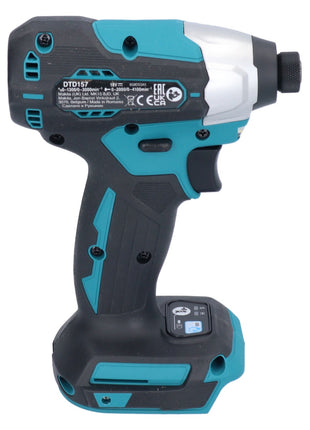 Makita DTD 157 Z Visseuse à choc sans fil 18 V 140 Nm 1/4'' Brushless Solo - sans batterie, sans chargeur