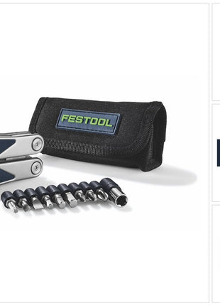 Festool MT-FT1 Multitool 20 in 1 ( 577934 ) Zange / Drahtschneider / Feile / Schraubendreher / Dosenöffner / Kapselheber / Säge / Glasbrecher / Bit-Satz von RICHARTZ