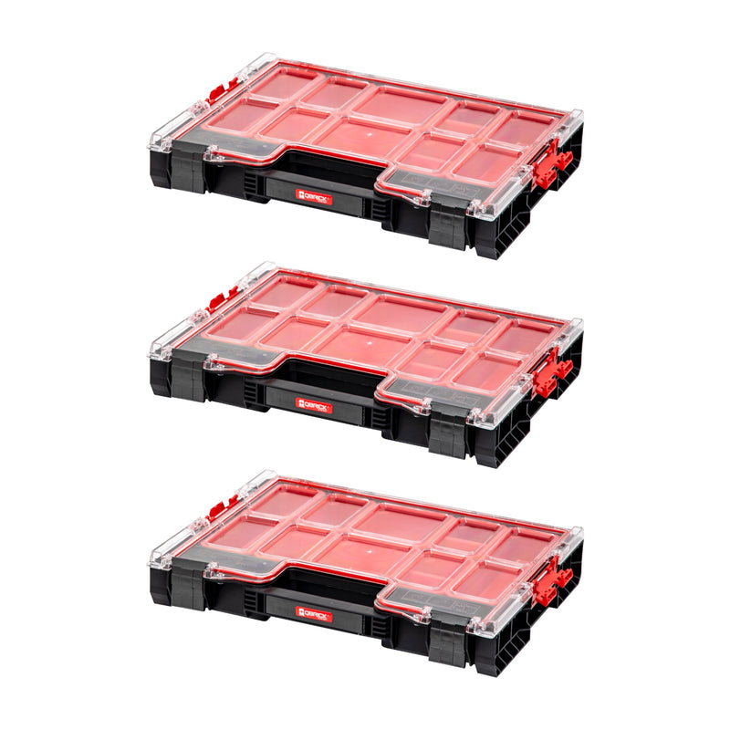 Qbrick System 3x PRO 200 Organizer 452 x 358 x 79 mm 6 L impilabili IP54