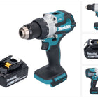 Makita DHP 489 T1 trapano a percussione a batteria 18 V 73 Nm brushless + 1x batteria ricaricabile 5,0 Ah - senza caricabatterie