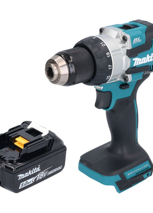 Makita DHP 489 T1 Akku Schlagbohrschrauber 18 V 73 Nm Brushless + 1x Akku 5,0 Ah - ohne Ladegerät