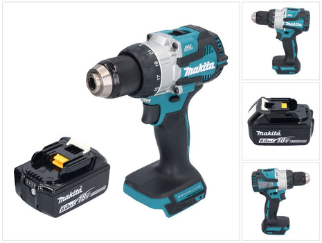 Taladro percutor inalámbrico Makita DHP 489 G1 18 V 73 Nm sin escobillas + 1x batería 6,0 Ah - sin cargador