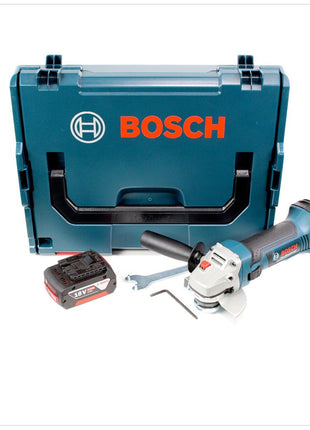 Bosch GWS 18 V-Li Professional 115 mm Akku Winkelschleifer in L-Boxx mit Einlage + 1 x GBA 6Ah Akku - Toolbrothers