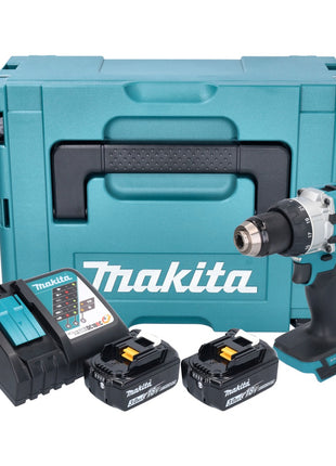 Makita DHP 489 RFJ akumulatorowa wiertarka udarowa 18 V 73 Nm bezszczotkowa + 2x akumulator 3,0 Ah + ładowarka + Makpac