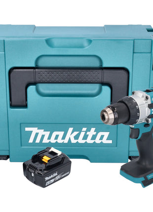 Makita DHP 489 G1J Perceuse-visseuse à percussion sans fil 18 V 73 Nm Brushless + 1x batterie 6,0 Ah + Makpac - sans chargeur