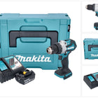 Makita DHP 489 RG1J trapano a percussione a batteria 18 V 73 Nm brushless + 1x batteria ricaricabile 6,0 Ah + caricabatterie + Makpac