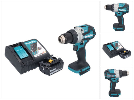 Trapano avvitatore a batteria Makita DDF 489 RF1 18 V 73 Nm brushless + 1x batteria ricaricabile 3,0 Ah + caricabatterie