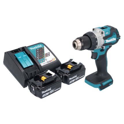 Trapano avvitatore a batteria Makita DDF 489 RF 18 V 73 Nm senza spazzole + 2x batteria ricaricabile 3,0 Ah + caricabatterie
