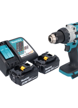 Makita DDF 489 RM taladro atornillador inalámbrico 18 V 73 Nm sin escobillas + 2 baterías 4,0 Ah + cargador