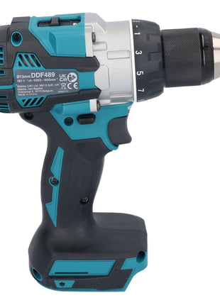 Makita DDF 489 RM taladro atornillador inalámbrico 18 V 73 Nm sin escobillas + 2 baterías 4,0 Ah + cargador