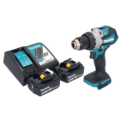 Trapano avvitatore a batteria Makita DDF 489 RG 18 V 73 Nm brushless + 2x batteria ricaricabile 6,0 Ah + caricatore