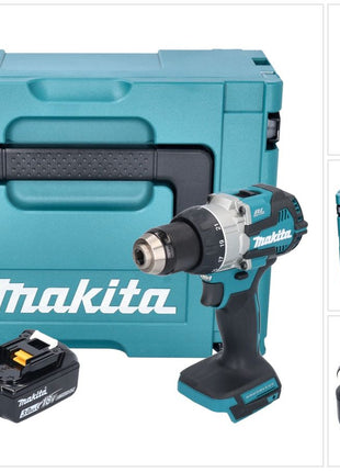 Makita DDF 489 F1J akumulatorowa wiertarko-wkrętarka 18 V 73 Nm bezszczotkowa + 1x akumulator 3,0 Ah + Makpac - bez ładowarki