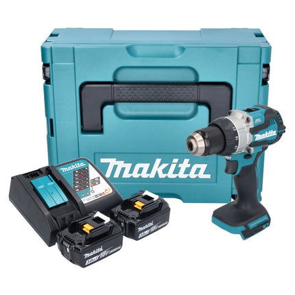 Trapano avvitatore a batteria Makita DDF 489 RFJ 18 V 73 Nm brushless + 2x batteria ricaricabile 3,0 Ah + caricabatterie + Makpac