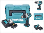 Makita DDF 489 RT1J akumulatorowa wiertarko-wkrętarka 18 V 73 Nm bezszczotkowa + 1x akumulator 5,0 Ah + ładowarka + Makpac