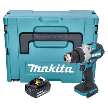 Trapano avvitatore a batteria Makita DDF 489 G1J 18 V 73 Nm brushless + 1x batteria ricaricabile 6,0 Ah + Makpac - senza caricabatterie