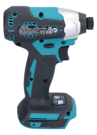 Makita DTD 157 F1 Clé à choc sans fil 18 V 140 Nm 1/4'' Brushless + 1x batterie 3,0 Ah - sans chargeur