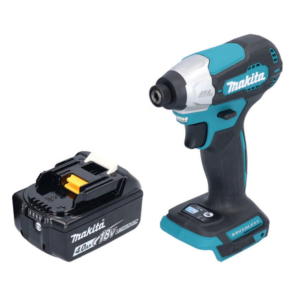 Avvitatore a impulsi a batteria Makita DTD 157 M1 18 V 140 Nm 1/4" brushless + 1x batteria ricaricabile 4,0 Ah - senza caricabatterie