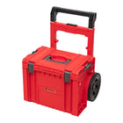 Qbrick System PRO Cart 2.0 Plus RED ULTRA HD empilable 490 x 415 x 660 mm 29 l IP54 poignée télescopique double amovible