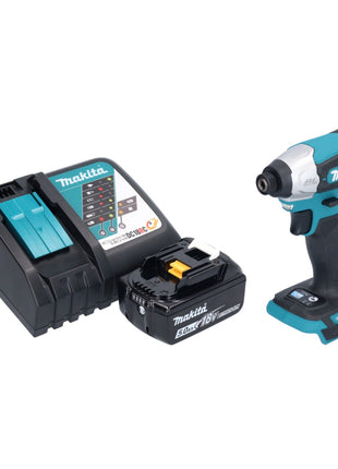 Makita DTD 157 RT1 akumulatorowy klucz udarowy 18 V 140 Nm 1/4" bezszczotkowy + 1x akumulator 5,0 Ah + ładowarka