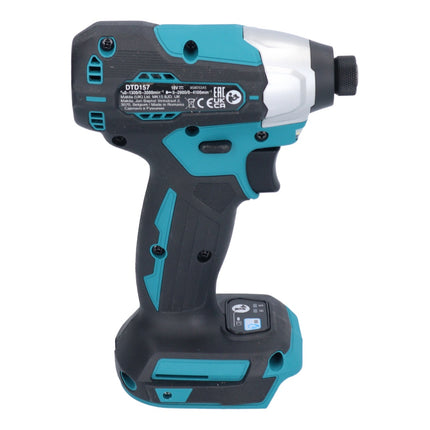 Avvitatore a impulsi a batteria Makita DTD 157 G1 18 V 140 Nm 1/4" brushless + 1x batteria ricaricabile 6,0 Ah - senza caricabatterie