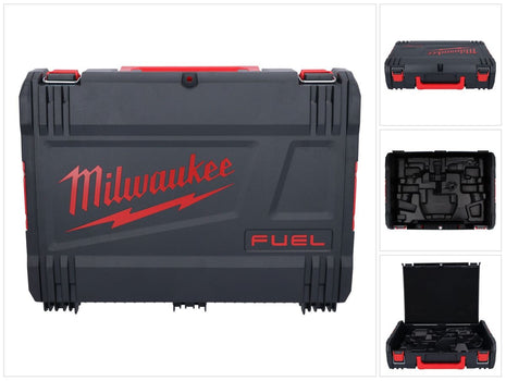 Valigetta portautensili Milwaukee HD-Box per trapano a percussione M12 FPD2 + avvitatore a percussione FID2 + accessori