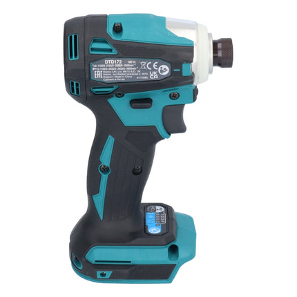 Avvitatore a impulsi a batteria Makita DTD 172 RM1 18 V 180 Nm 1/4" brushless + 1x batteria ricaricabile 4,0 Ah + caricabatterie