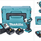 Avvitatore a impulsi a batteria Makita DTD 172 RGJ 18 V 180 Nm 1/4