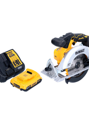 DeWalt DCS 565 D1 Akku Handkreissäge 18 V 165 mm Brushless + 1x Akku 2,0 Ah + Ladegerät