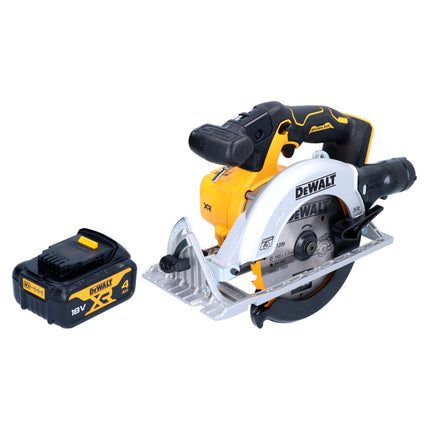 Sega circolare a batteria DeWalt DCS 565 N 18 V 165 mm brushless + 1x batteria 4,0 Ah - senza caricabatterie