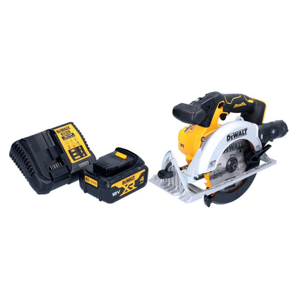 Sega circolare a batteria DeWalt DCS 565 M1 18 V 165 mm brushless + 1x batteria 4,0 Ah + caricabatterie