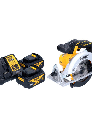 Scie circulaire sur batterie DeWalt DCS 565 M2 18 V 165 mm sans balais + 2x batteries 4,0 Ah + chargeur