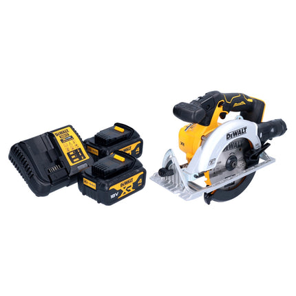Sega circolare a batteria DeWalt DCS 565 M2 18 V 165 mm brushless + 2x batteria 4,0 Ah + caricabatterie