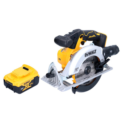 Sega circolare a batteria DeWalt DCS 565 N 18 V 165 mm brushless + 1x batteria 5,0 Ah - senza caricabatterie