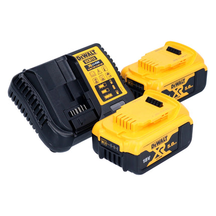 DeWalt DCS 565 P2 Sega circolare a batteria 18 V 165 mm brushless + 2x batteria 5,0 Ah + caricabatteria