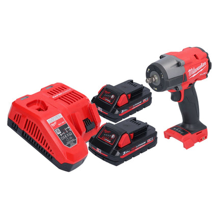 Milwaukee M18 FMTIW2F38-302 Avvitatore a impulsi a batteria 18 V 745 Nm 3/8" brushless + 2x batteria ricaricabile 3,0 Ah + caricabatterie
