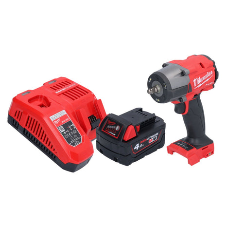 Milwaukee M18 FMTIW2F38-401 Akumulatorowy klucz udarowy 18 V 745 Nm 3/8" bezszczotkowy + 1x akumulator 4,0 Ah + ładowarka