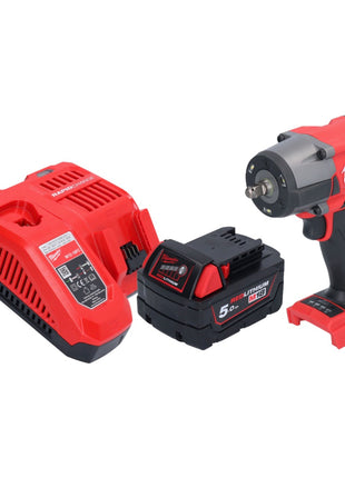 Milwaukee M18 FMTIW2F38-501 Clé à choc sans fil 18 V 745 Nm 3/8'' Brushless + 1x batterie 5,0 Ah + chargeur